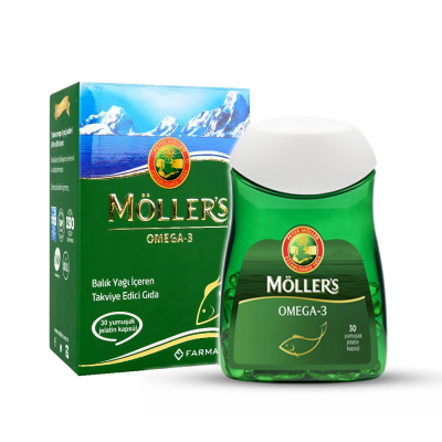 Möller's Omega-3 30 Kapsül - Möller's