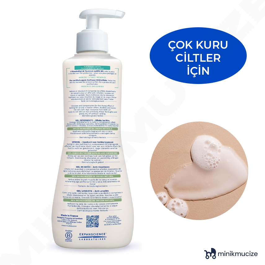 Mustela Stelatopia Temizleyici Jel 500 ml - 2