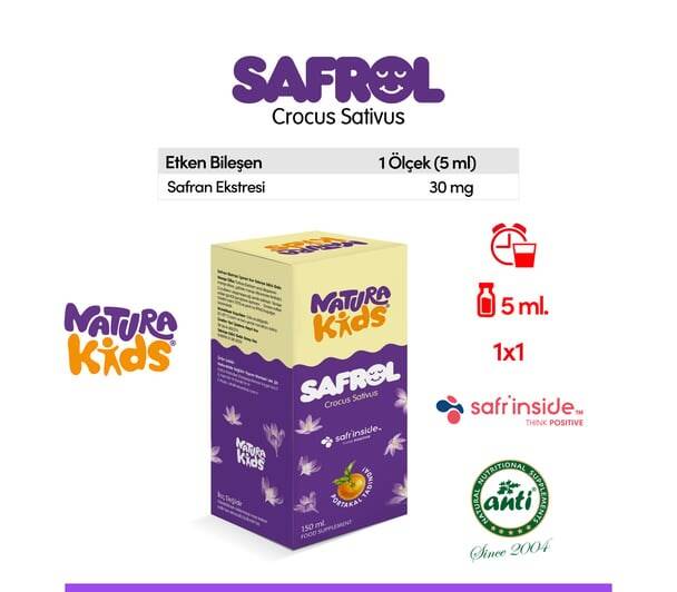 Natura Kids Safrol Takviye Edici Gıda Şurup 150 ml - 2