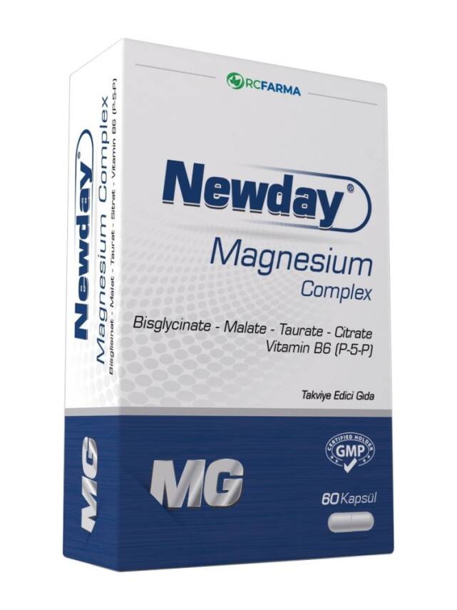 newday Magnezyum Complex Vitamin B6, 60 Kapsül - 1