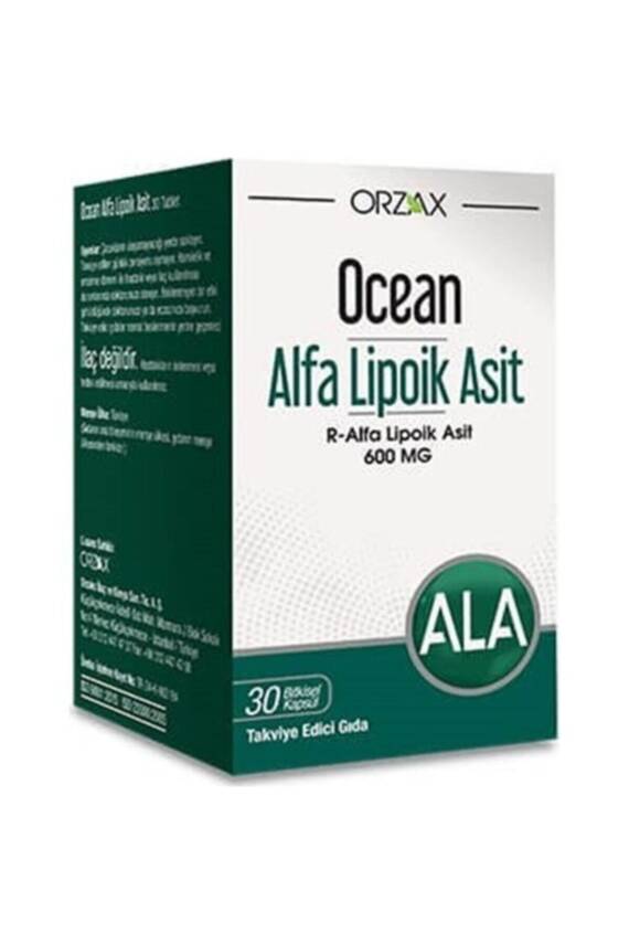 Ocean Alfa Lipoik Asit 600 Mg 30 Kapsül - 1
