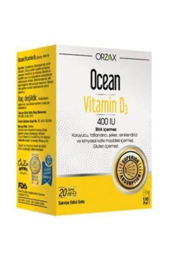 Ocean Vitamin D3 400'ıu Sprey 20ml - 2