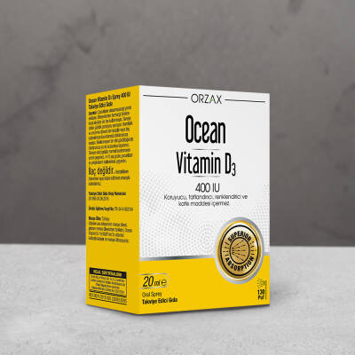 Ocean Vitamin D3 400'ıu Sprey 20ml - Orzax