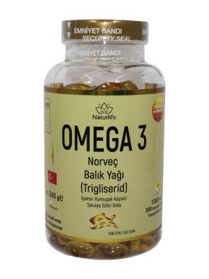Omega-3 Norveç Yağı 1300 Mg 200 Yumuşak Kapsül - 2