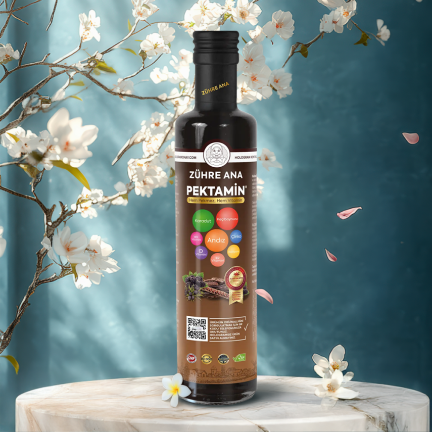 Pektamin - Karadut, Keçiboynuzu Ve Andız Pekmezi Karışımı (Vitamin Takviyeli) - 1