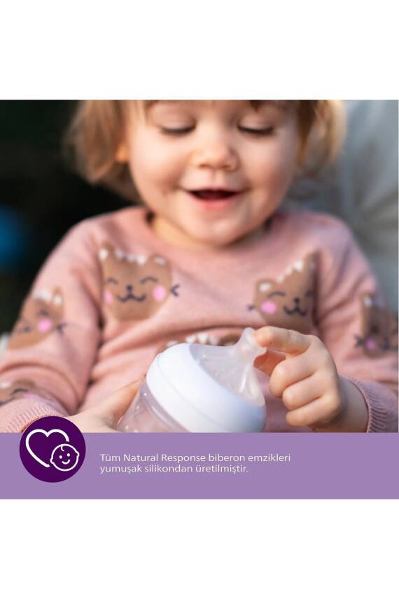 Philips Avent Doğal Tepkili Natural Response 2'li Biberon Emziği No:2 0 Ay - 3