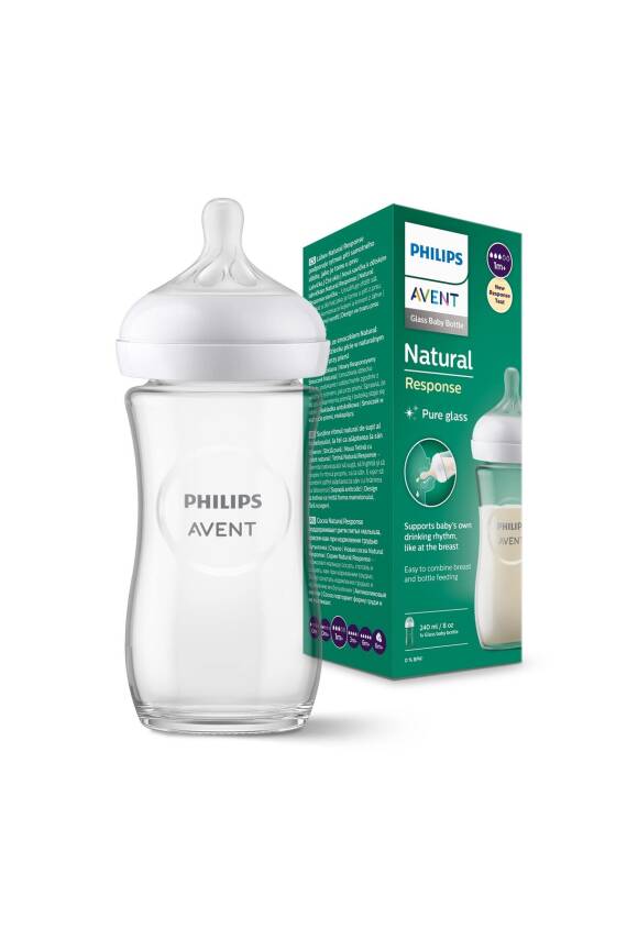 Philips Avent Doğal Tepkili Natural Response Cam Biberon 240ml 1 Ay - 1