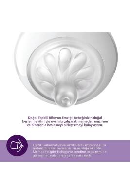 Philips Avent Natural Response 2'li Biberon Emziği, 1 Numara, 0 Ay - 7
