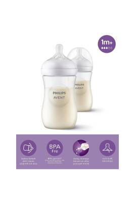 Philips Avent Natural Response Pp 2'li Biberon Seti, 1 Ay 260ml Syc903/02 - 1
