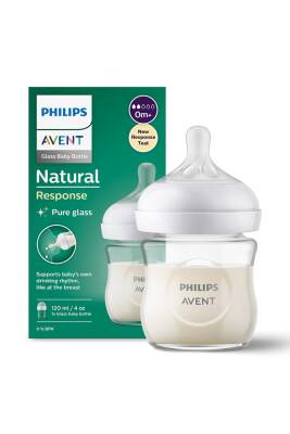 Philips Avent Scy930/01 Doğal Tepkili Cam Biberon 120 ml 0 Ay - Philips Avent