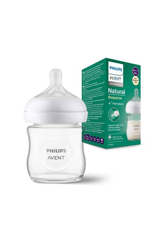 Philips Avent Scy930/01 Doğal Tepkili Cam Biberon 120 ml 0 Ay - 3