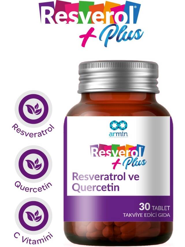 Armin Resverol Plus Resveratrol Ve Quercetin 30 Tablet - 3