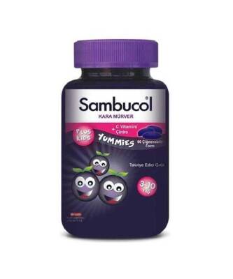 SAMBUCOL PLUS KIDS YUMMIES 60 CIĞNEME - Sambucol