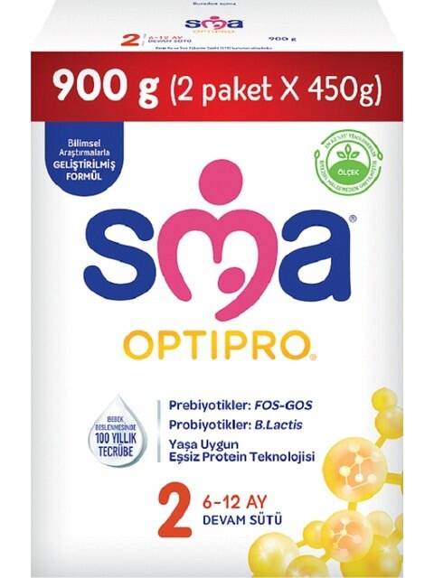 SMA Optipro Probiyotik Devam Sütü 900 gr No:2 - 1