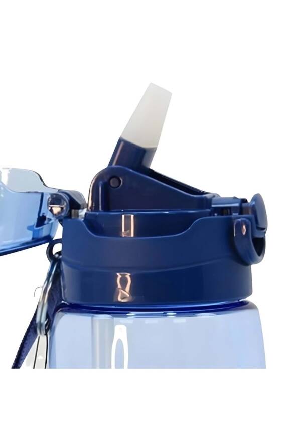 Su Matarası Kilitli Kapak Tritan Matara Suluk 750 ML MAVİ - 4