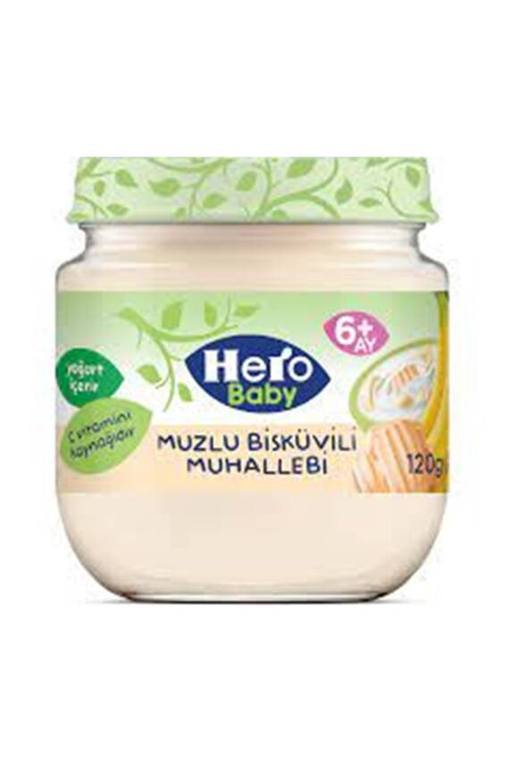Hero Baby Muzlu Bisküvili Muhallebi 120gr - 2