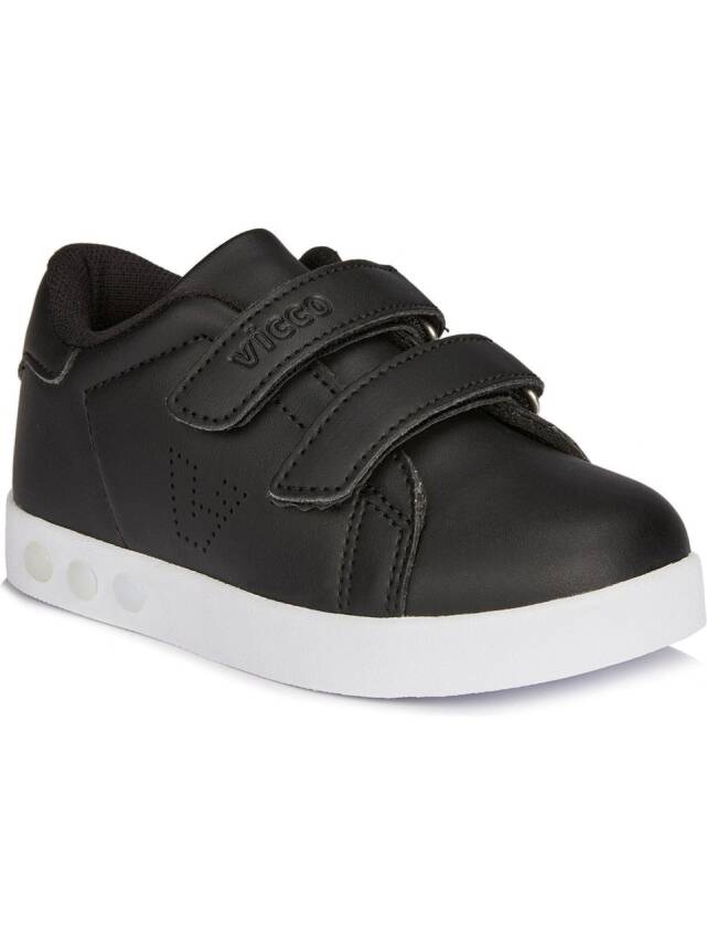 Vicco Oyo Işıklı Unisex Çocuk Siyah/Beyaz Sneaker 313.P19K.100 - 1