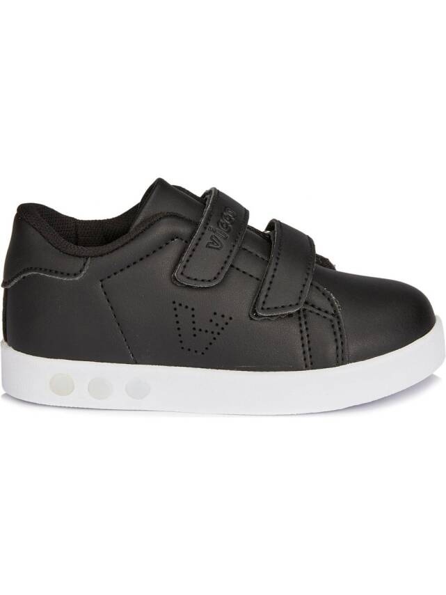 Vicco Oyo Işıklı Unisex Çocuk Siyah/Beyaz Sneaker 313.P19K.100 - 3