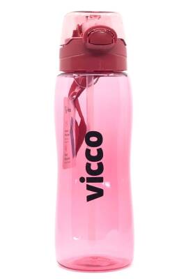 Vicco Su Matarası Kilitli Kapak Tritan Matara Suluk 750 ml Kırmızı - 2
