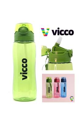 Vicco Su Matarası Kilitli Kapak Tritan Matara Suluk 750 ml Yeşil - Vicco