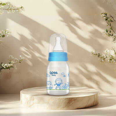 Wee Baby Coco Store Kiraz Uçlu Cam Biberon 125 ml 877 - Wee Baby