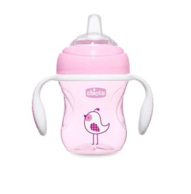 Yumuşak Uçlu Geçiş Bardağı 4 Ay 200 ml Pembe (YENİ) - Philips Avent