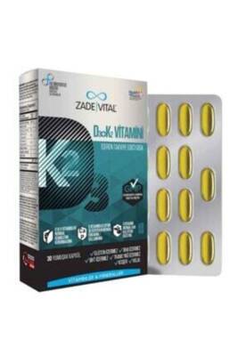 Zade Vital D3+K2 (MK7) Vitamini 30 Yumuşak Kapsül - Blister - 2
