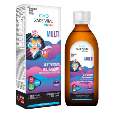 Zade Vital Miniza Multivitamin 150ml - Zade Vital