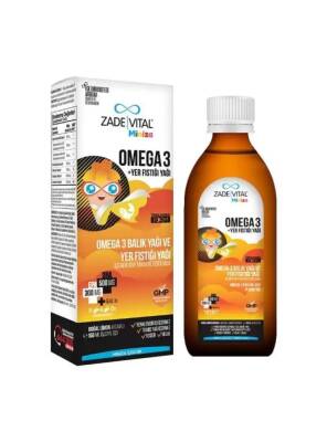 Zade Vital Miniza Omega 3 ve Yer Fıstığı Yağı 150 ml - Zade Vital