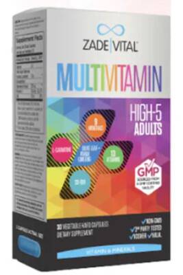 Zade Vital Multivitamin 30 Bitkisel Kapsül - 2